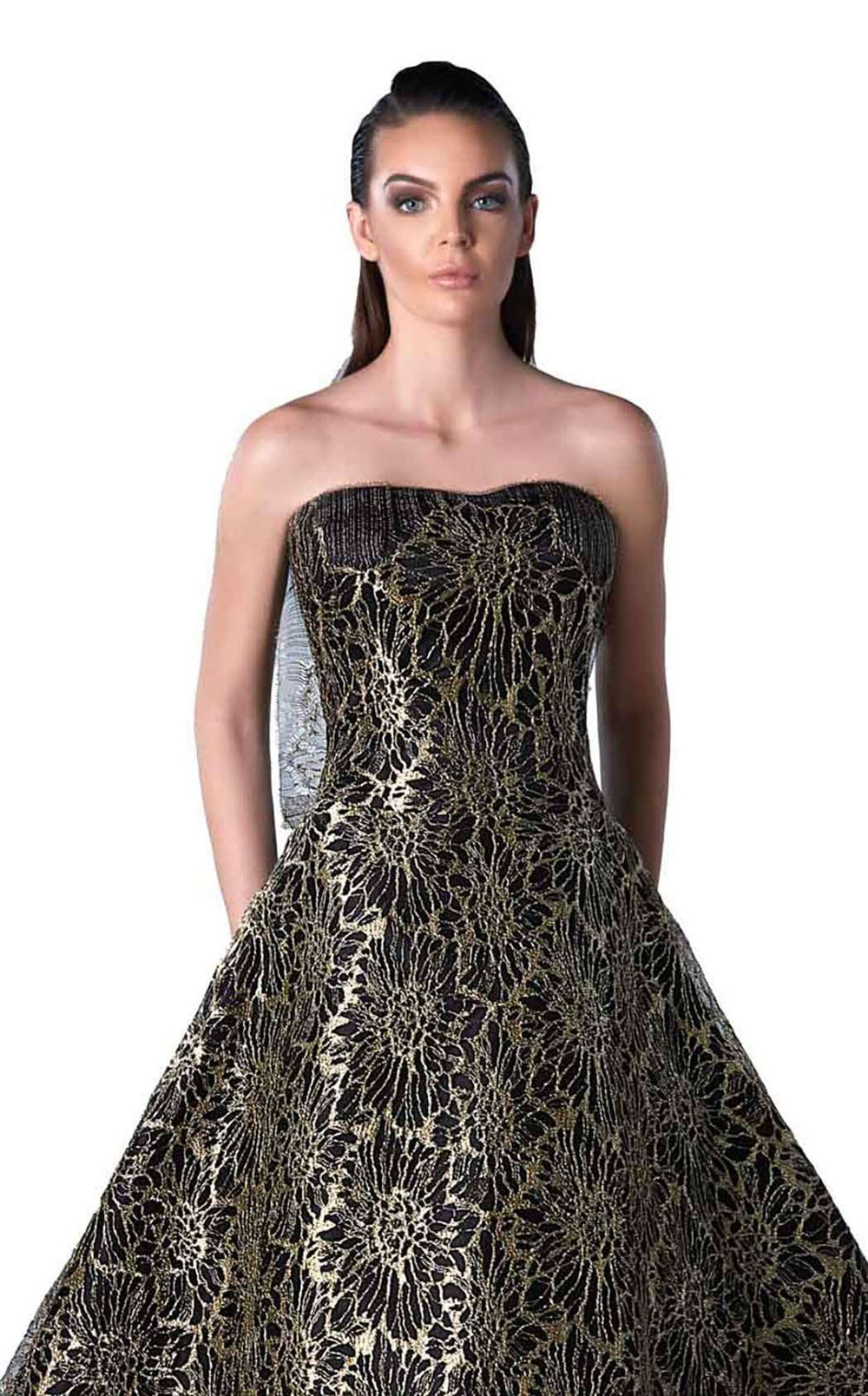 Edward Arsouni Couture FW0447 Dress details - VOLAKK