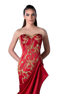 Edward Arsouni Couture FW0449 Dress view 2