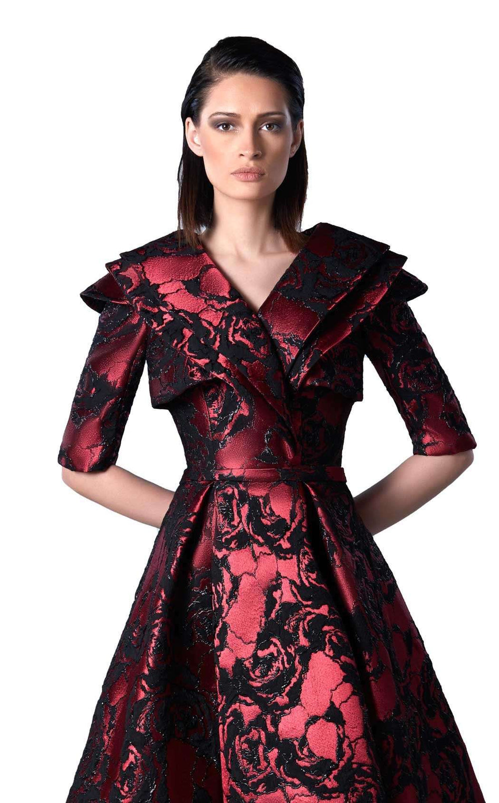 Edward Arsouni Couture FW0454 Dress details - VOLAKK