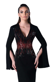 Edward Arsouni Couture FW0455 Dress view 2