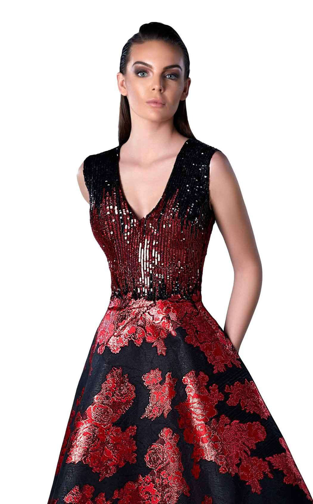 Edward Arsouni Couture FW0459 Dress details - VOLAKK