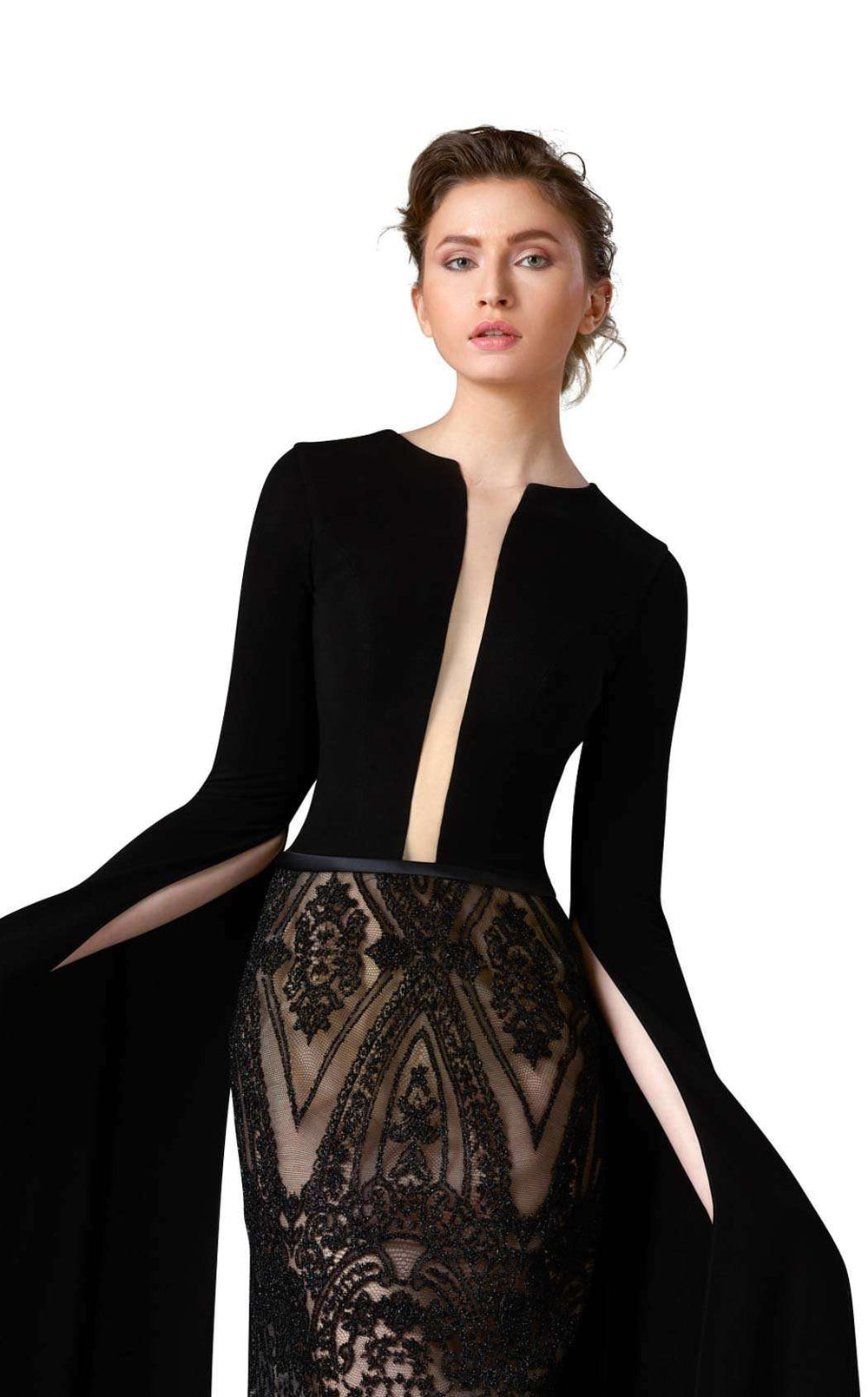 Edward Arsouni Couture 0317 Dress details - VOLAKK
