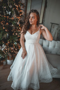 Plus Size Shiny Wedding & Evening Dress Heist Midi view 6