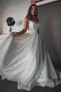 Sparkle Wedding Dress Heist view 10