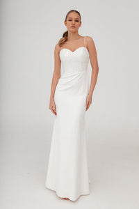 Minimalist Mermaid Wedding Dress Selena view 6