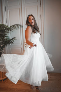 Plus Size Shiny Wedding & Evening Dress Heist Midi view 8