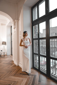 Crepe Wedding Dress Jessica view 6
