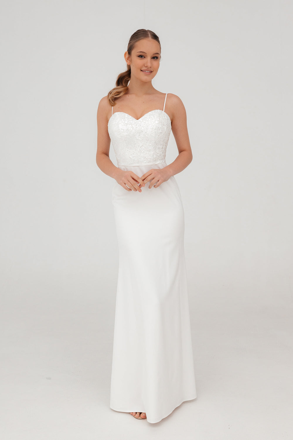 Minimalist Mermaid Wedding Dress Selena - VOLAKK