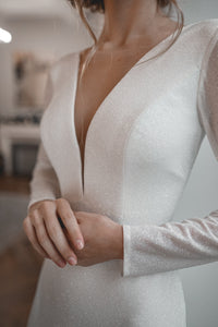 Glittery Wedding Dress Zarina view 3