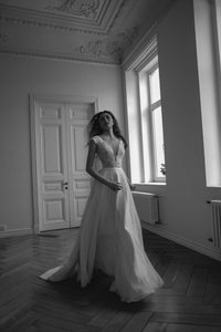 Chiffon Lace Wedding Dress Aviv Fly view 6