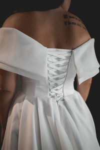 Plus Size Organza Wedding Dress Cardi view 12
