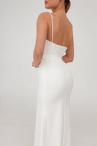 Minimalist Mermaid Wedding Dress Selena view 4