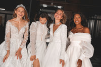 Royal Lace Off-The-Shoulder Sparkly Wedding Dress Meryem view 15