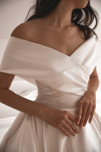Classic Satin Ball Gown Protea view 7