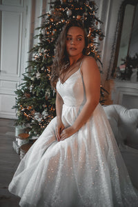 Plus Size Shiny Wedding & Evening Dress Heist Midi view 9