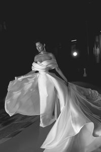 Mikado Wedding Dress Jacqueline With Detachable Train view 7