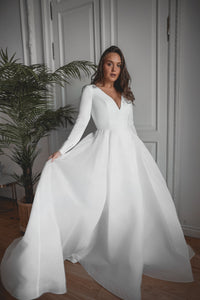 Plus Size Organza Wedding Dress Tayra view 2