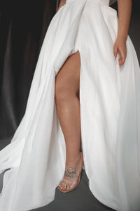Plus Size Organza Wedding Dress Cardi view 5