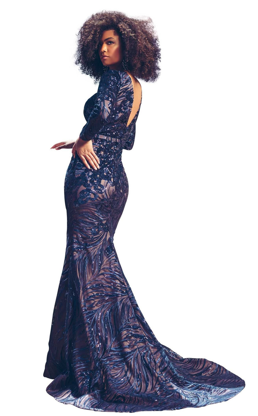 MNM Couture N0378 Dress details - VOLAKK