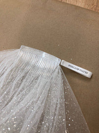 Two-Tier Sparkle Veil Over Ice view 15