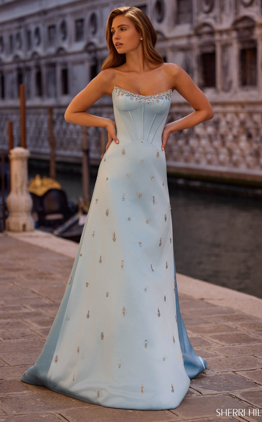 Exquisite Sherri Hill 57584 Dress detail view - VOLAKK
